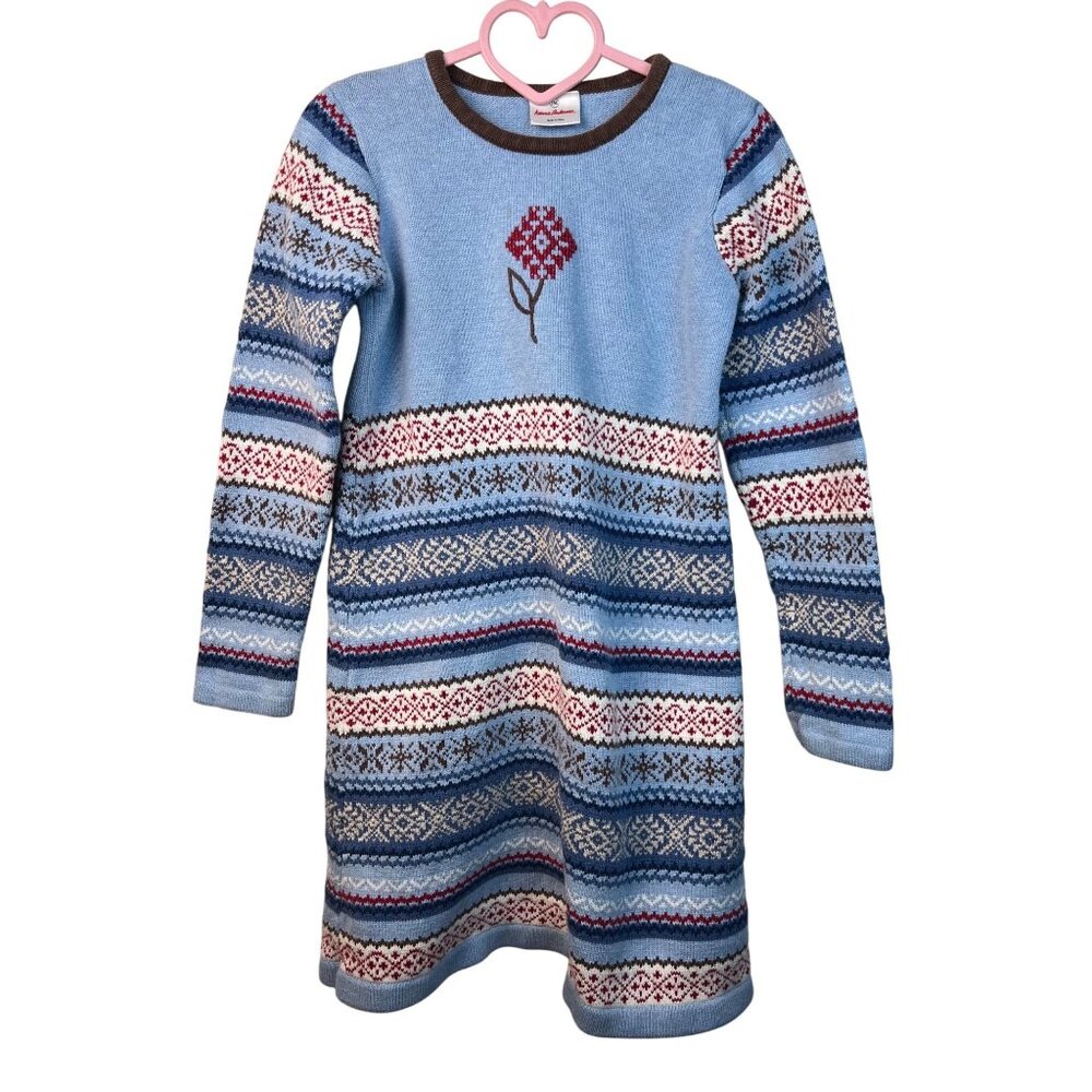 Hanna Andersson Holiday Sweater Dress 2009 - Picture 1 of 16